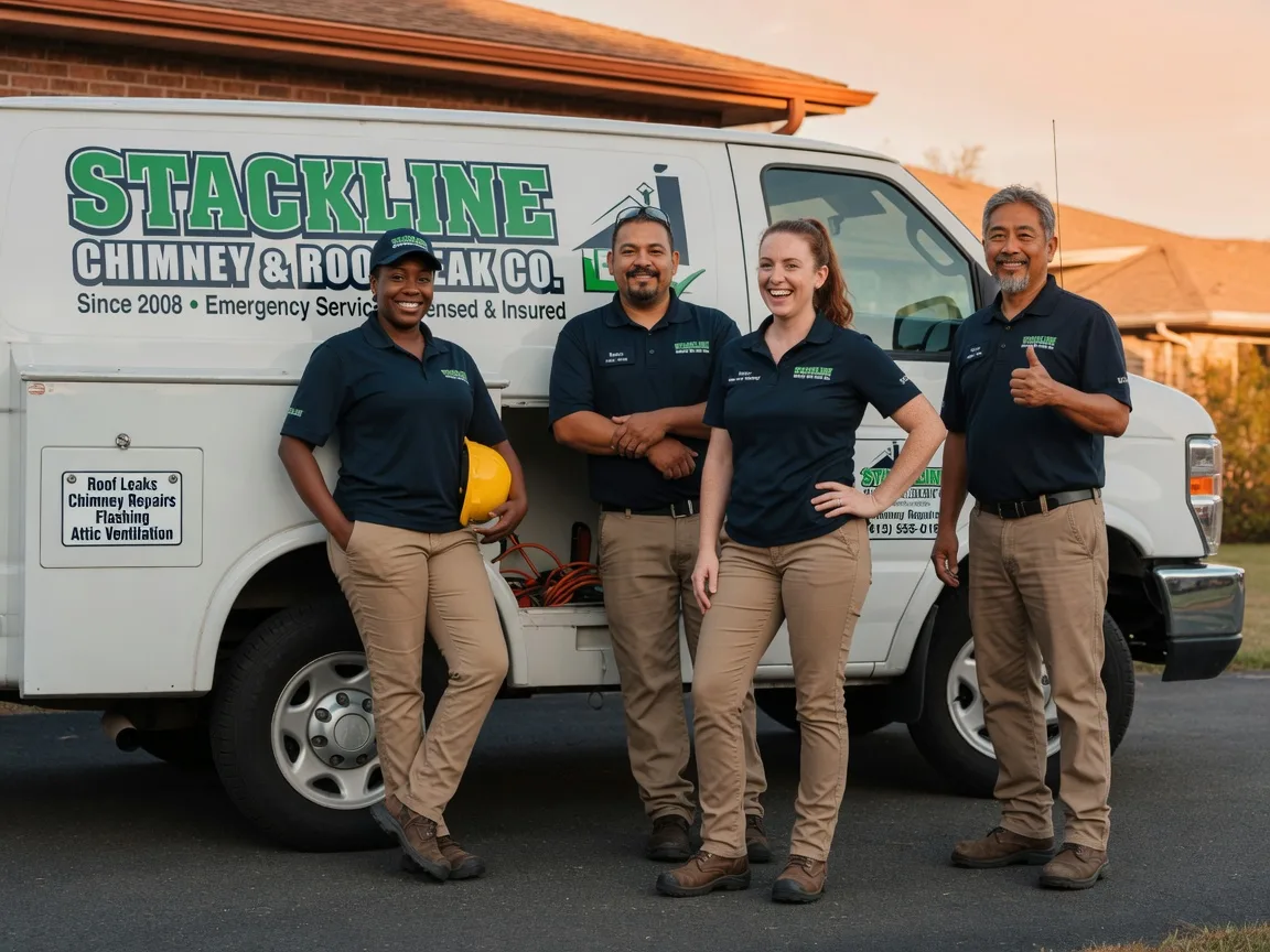 Chimney flashing repair company in Lehigh, OK